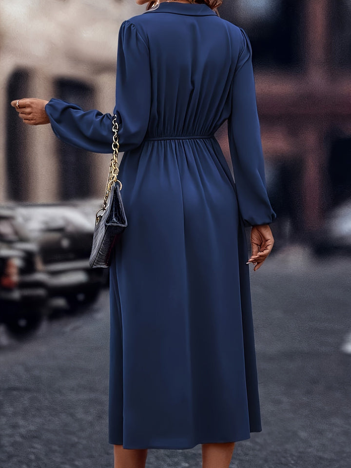 Islanna | Twist Front Commuting Dress