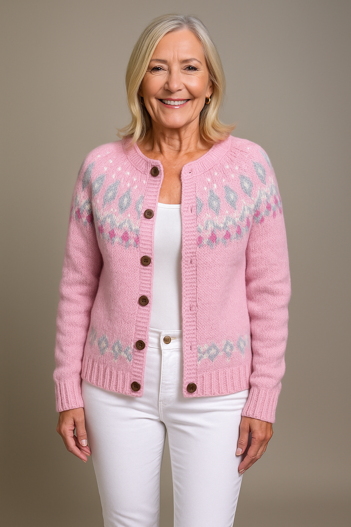 Sofe | Pink Comfort Cardigan