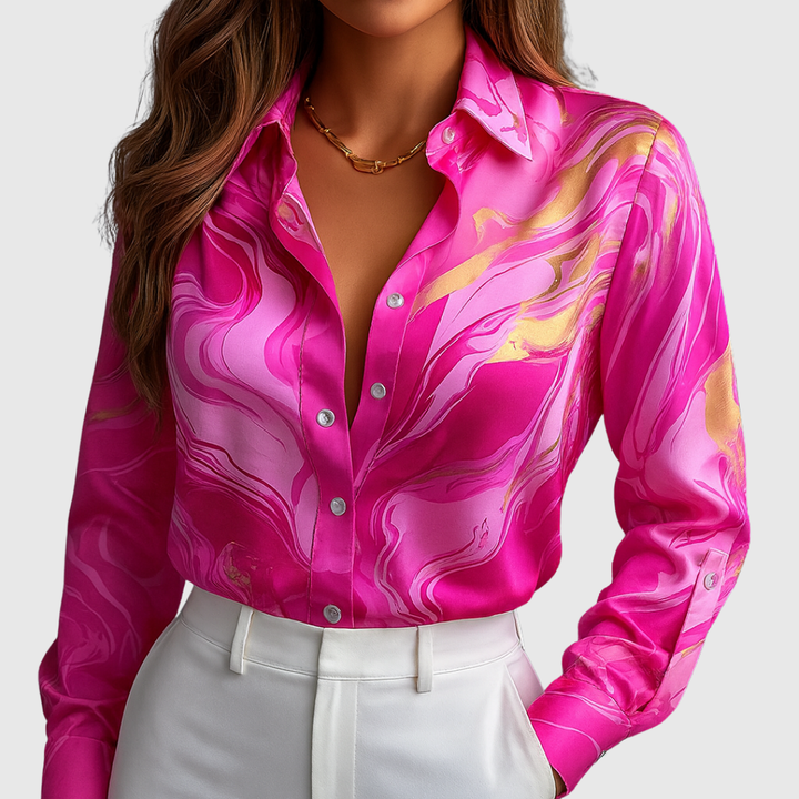 Corinna | Satin Flow Shirt