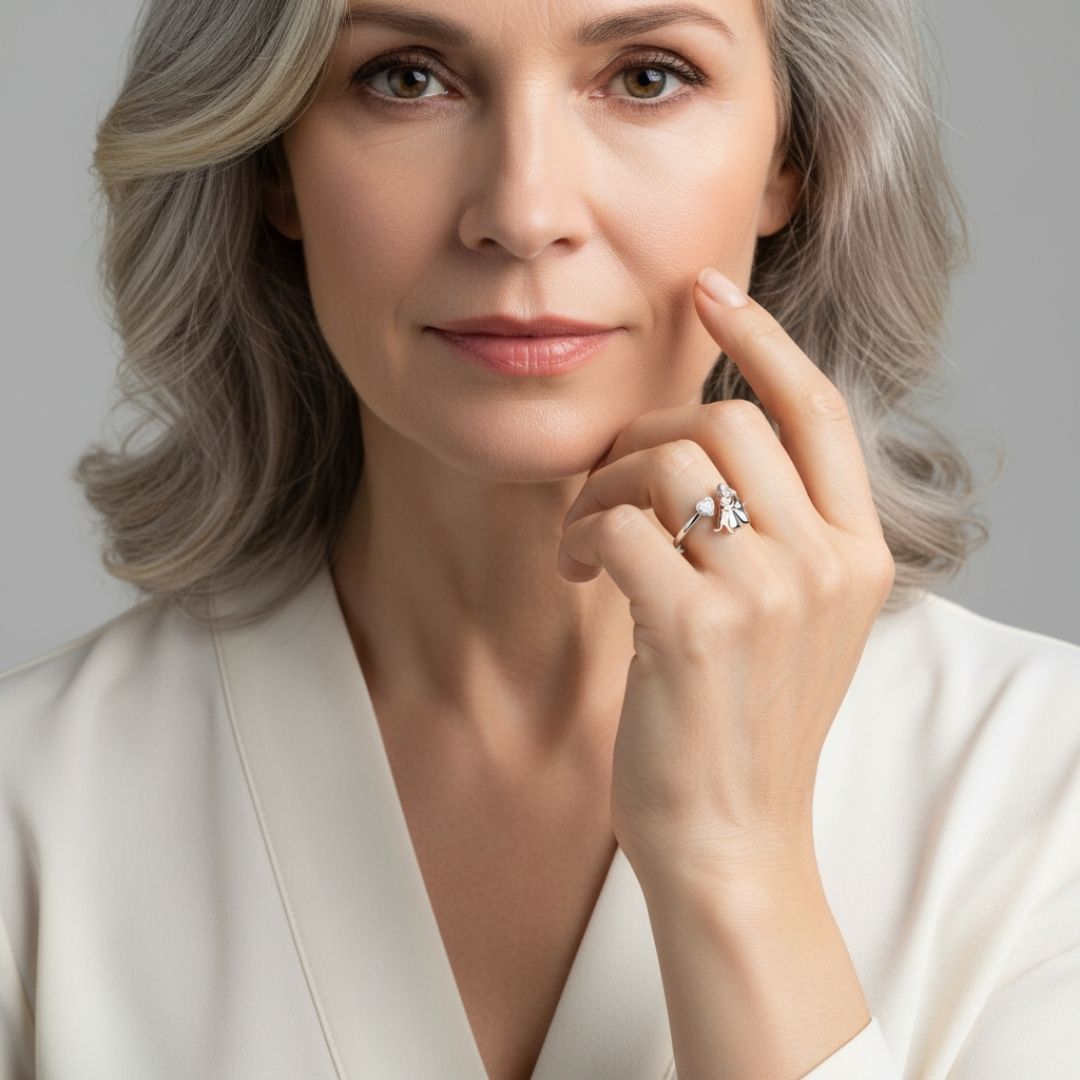 Eldit | Dog Icon Ring (Pink)