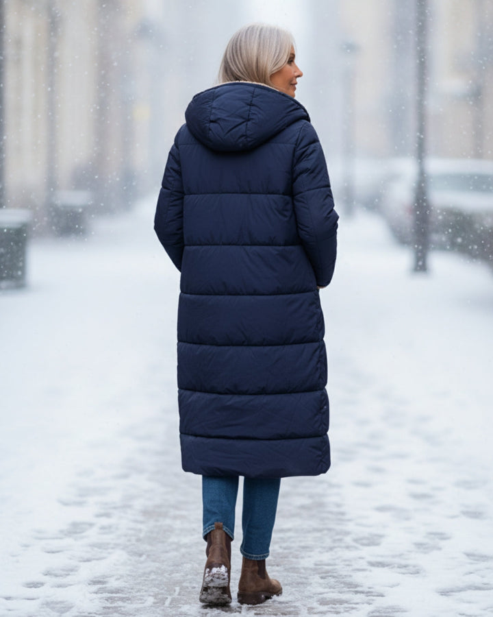 Eleanor Reversible Sherpa Coat — Warmth for Canadian Winters