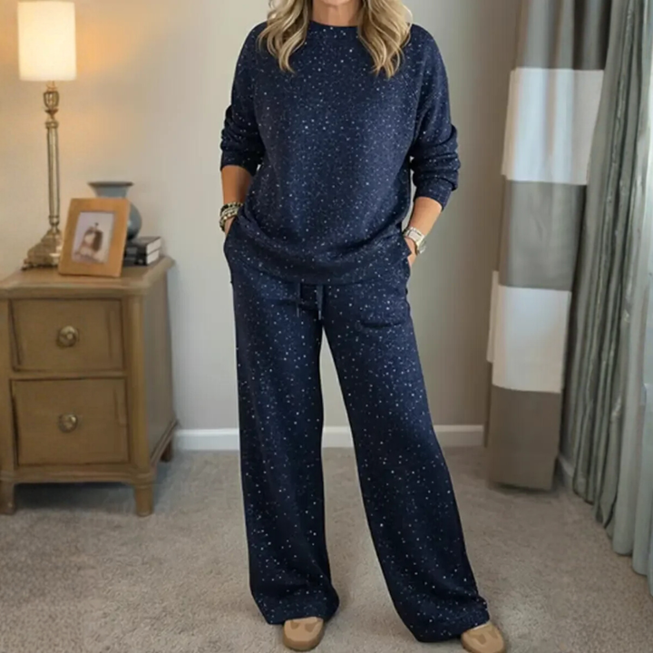 Belle Crystal | Sparkling Winter Two-Piece Set