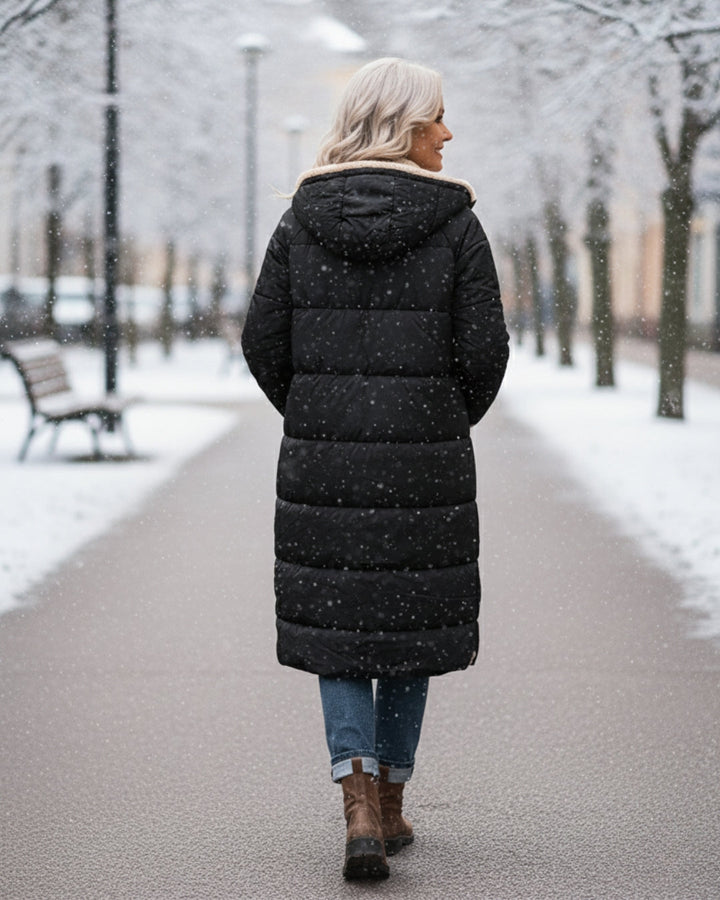Eleanor Reversible Sherpa Coat — Warmth for Canadian Winters