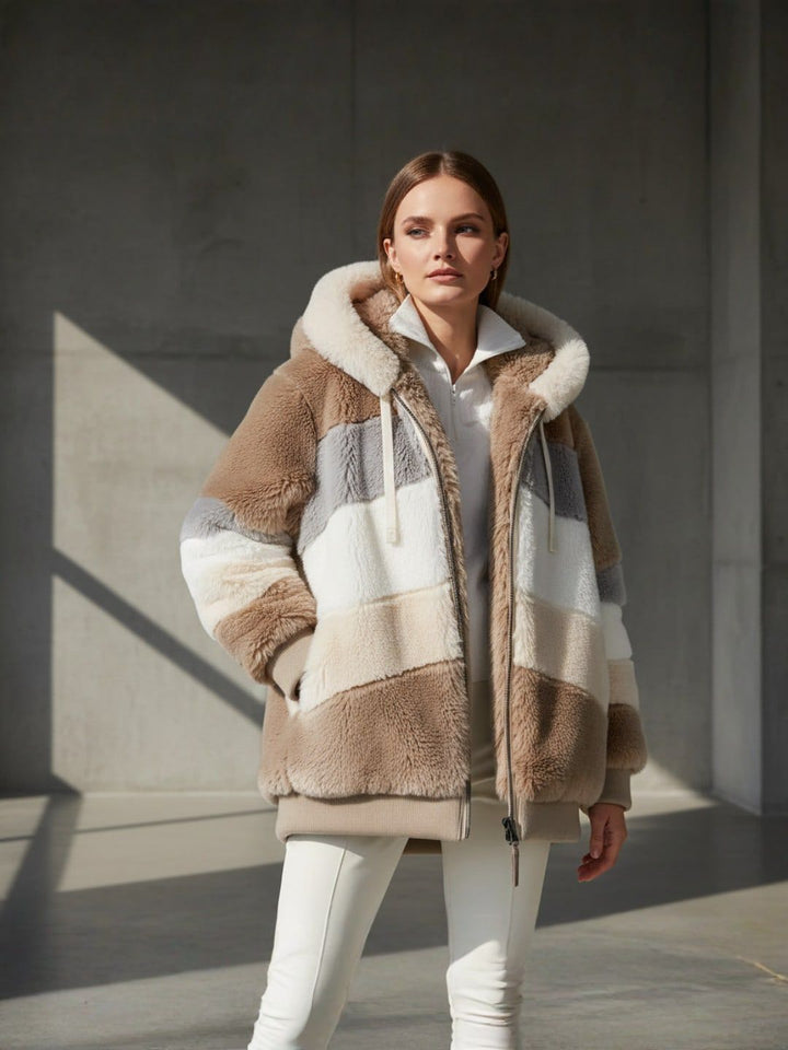 AMY | Luxurious Thick Arctic Fur Coat