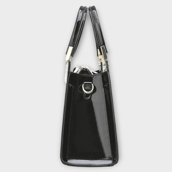 Lonova™ Glossy Croc Handbag