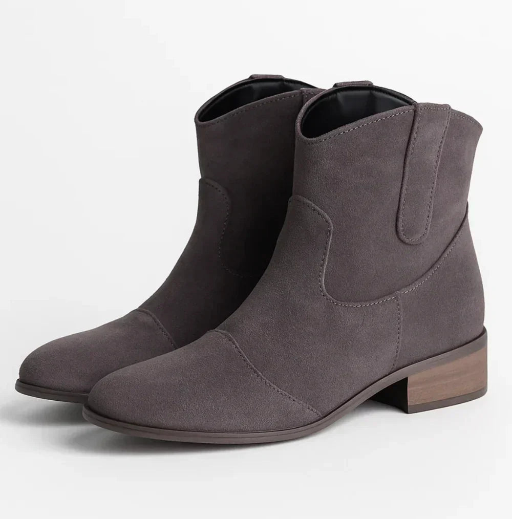 Suedellea™ | Western Suede Boots