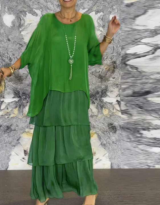 CAROLINE™ – Elegant Flowing Maxi Dress