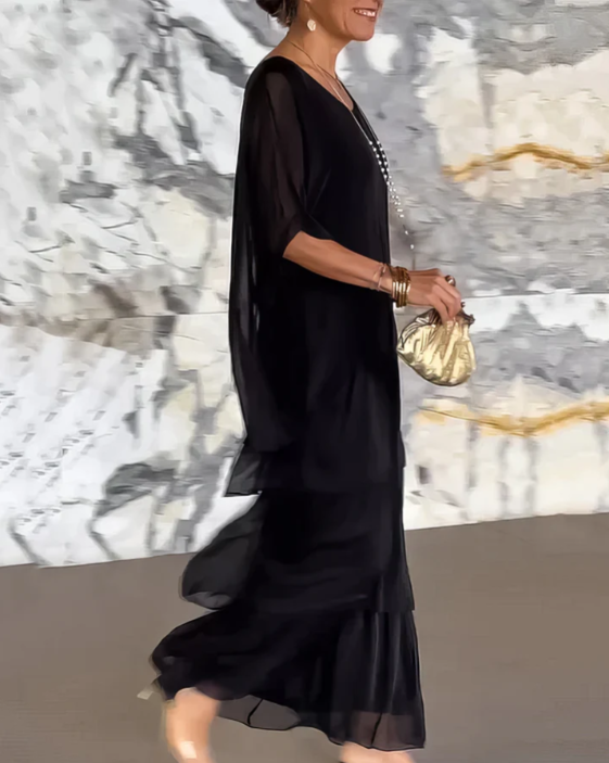 CAROLINE™ – Elegant Flowing Maxi Dress