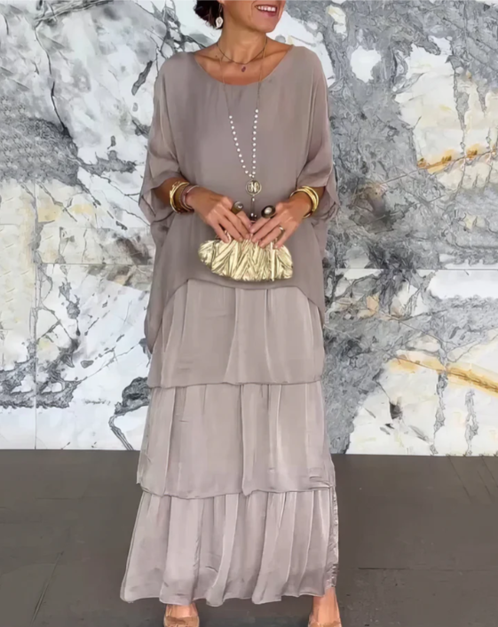 CAROLINE™ – Elegant Flowing Maxi Dress