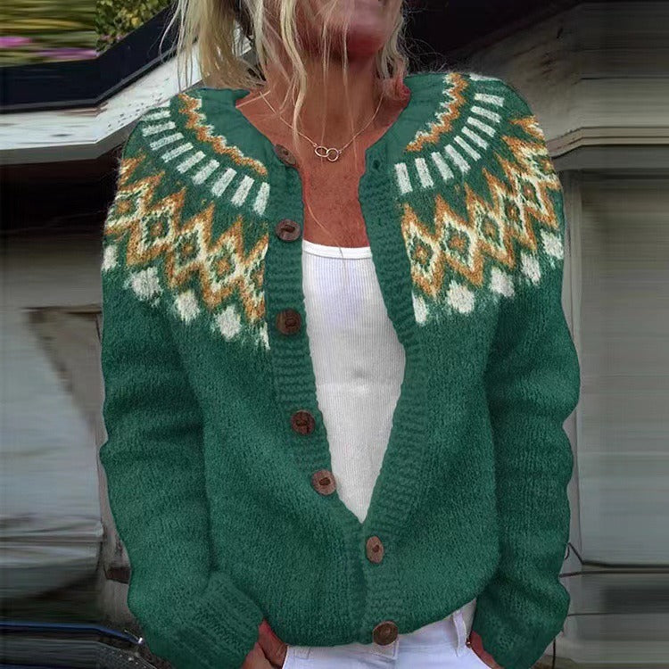 Nina | Vintage Icelandic Cardigan