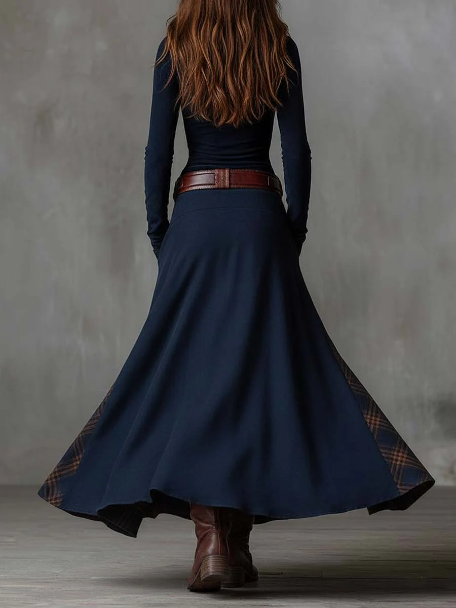 Azucena™ | Casual Business Maxi Dress with Belt