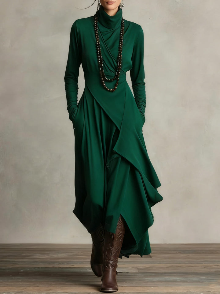 Marilyn™ Flattering Maxi Dress with Sleeves