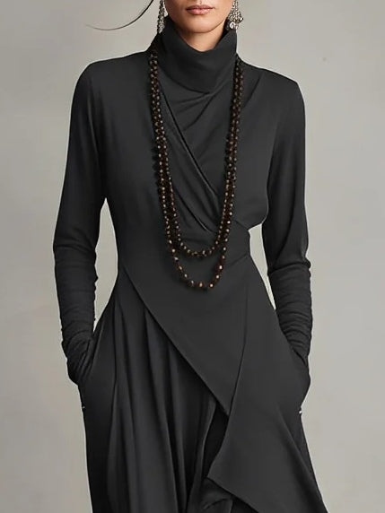 Marilyn™ Flattering Maxi Dress with Sleeves
