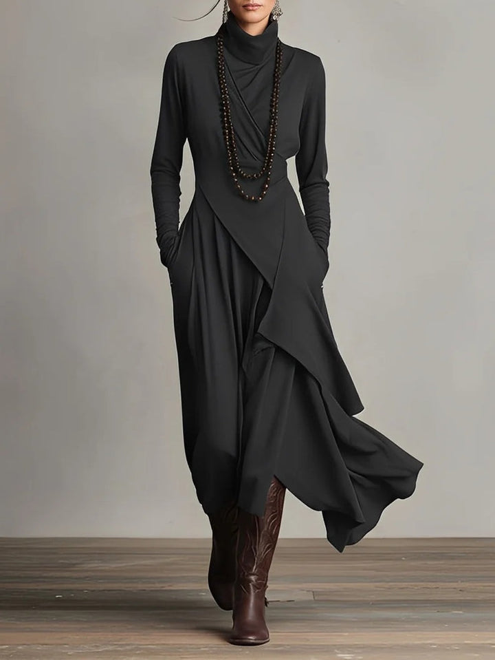 Marilyn™ Flattering Maxi Dress with Sleeves
