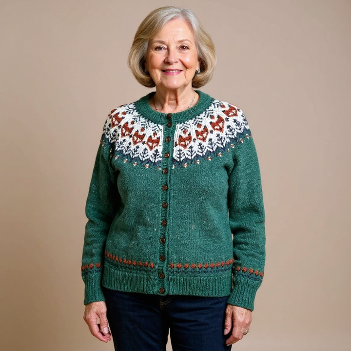 Isla | Vintage Icelandic Cardigan