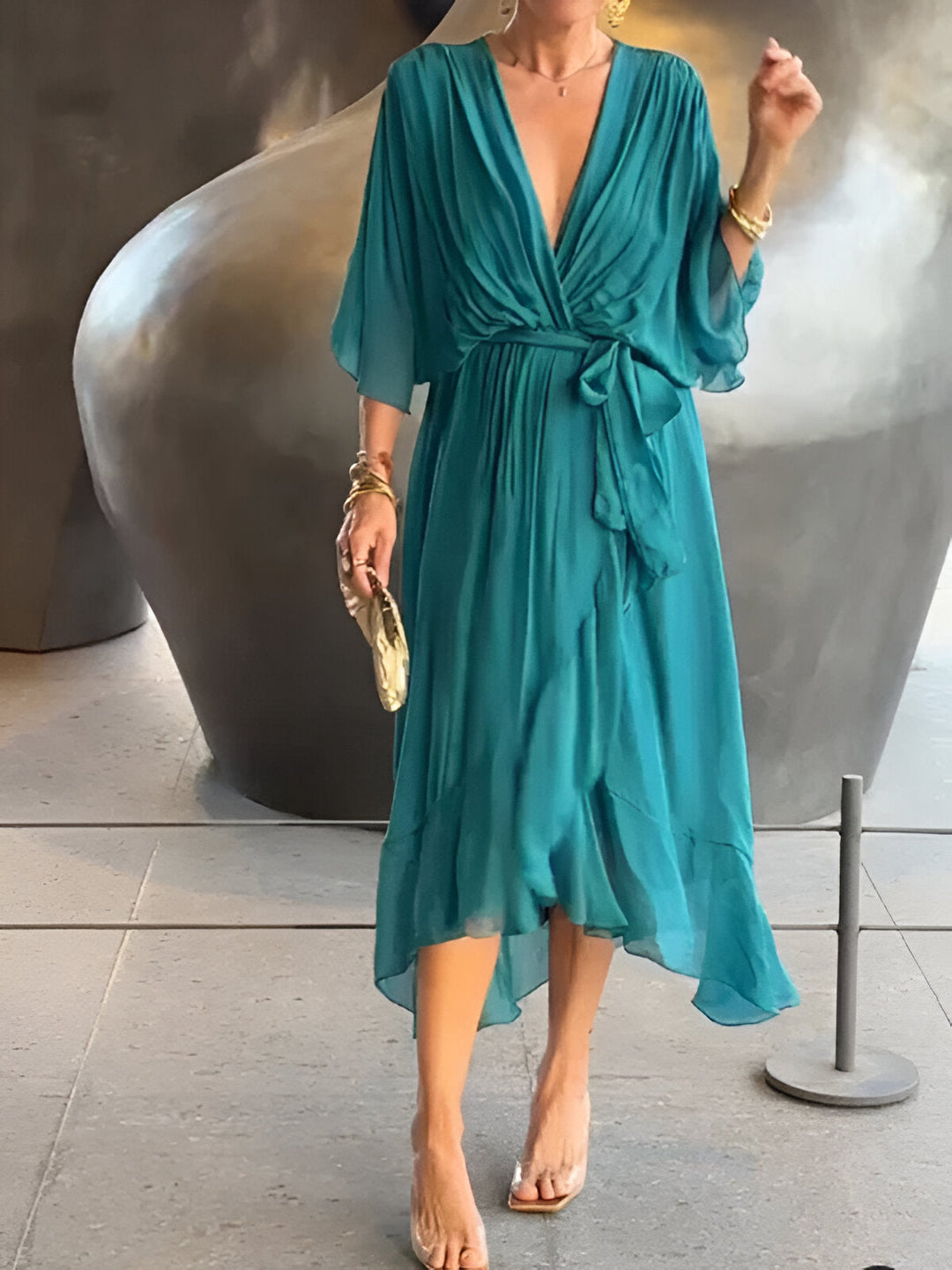 Janet | Effortless Spring Wrap Dress